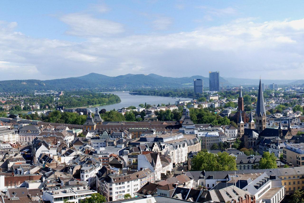 Bonn, Sicht auf die Stadt